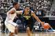 WEST LAFAYETTE, IN - MARCH 6: Trey Burke #3 of the Michigan Wolverines brings the ball up court against Ronnie Johnson #3 of the Purdue Boilermakers during the game at Mackey Arena on March 6, 2013 in West Lafayette, Indiana. (Photo by Joe Robbins/Getty Images)