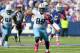 ORCHARD PARK, NY - OCTOBER 21: Jared Cook #89 of the Tennessee Titans runs after a catch agains the Buffalo Bills at Ralph Wilson Stadium on October 21, 2012 in Orchard Park, New York. (Photo by Rick Stewart/Getty Images)