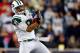 FOXBORO, MA - OCTOBER 21: Dustin Keller #81 of the New York Jets catches a pass against the New England Patriots at Gillette Stadium on October 21, 2012 in Foxboro, Massachusetts. (Photo by Jim Rogash/Getty Images)