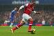 LONDON, ENGLAND - JANUARY 20: Theo Walcott of Arsenal in action during the Barclays Premier League match between Chelsea and Arsenal at Stamford Bridge on January 20, 2013 in London, England. (Photo by Clive Rose/Getty Images)