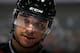 NEWARK, NJ - MARCH 13: Bryce Salvador #24 of the New Jersey Devils takes a break during the game against the Philadelphia Flyers at the Prudential Center on March 13, 2013 in Newark, New Jersey. (Photo by Bruce Bennett/Getty Images)