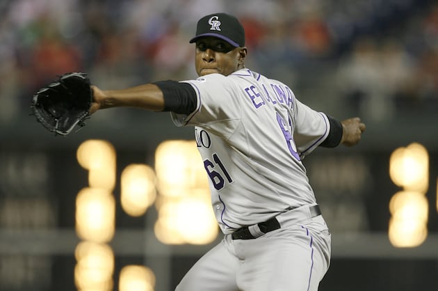 Rockies Pitcher Edgmer Escalona Hit in Face During Spring Drills