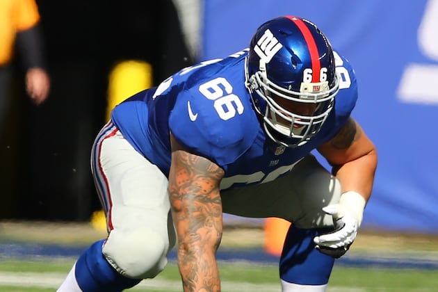 Report: OL David Diehl Agrees to Restructure Deal with Giants
