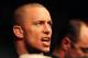Oct. 29, 2011; Las Vegas, NV, USA; UFC fighter Georges St-Pierre sits cageside during UFC 137 at the Mandalay Bay event center. Mandatory Credit: Mark J. Rebilas-USA TODAY Sports