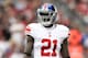 GLENDALE, AZ - OCTOBER 02: Safety Kenny Phillips #21 of the New York Giants during the NFL game against the Arizona Cardinals at the University of Phoenix Stadium on October 2, 2011 in Glendale, Arizona. The Giants defeated the Cardinals 31-27. (Photo by Christian Petersen/Getty Images)