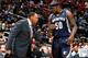 ATLANTA, GA - FEBRUARY 06: Lionel Hollins of the Memphis Grizzlies pats Zach Randolph #50 on the side during the game against the Atlanta Hawks at Philips Arena on February 6, 2013 in Atlanta, Georgia. NOTE TO USER: User expressly acknowledges and agrees that, by downloading and or using this photograph, User is consenting to the terms and conditions of the Getty Images License Agreement. (Photo by Kevin C. Cox/Getty Images)