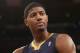 NEW YORK, NY - NOVEMBER 18: Paul George #24 of the Indiana Pacers plays against the New York Knicks at Madison Square Garden on November 18, 2012 in New York City. NOTE TO USER: User expressly acknowledges and agrees that, by downloading and/or using this photograph, user is consenting to the terms and conditions of the Getty Images License Agreement. The Knicks defeated the Pacers 88-76. (Photo by Bruce Bennett/Getty Images)