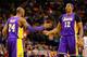 Kobe Bryant and Dwight Howard.
