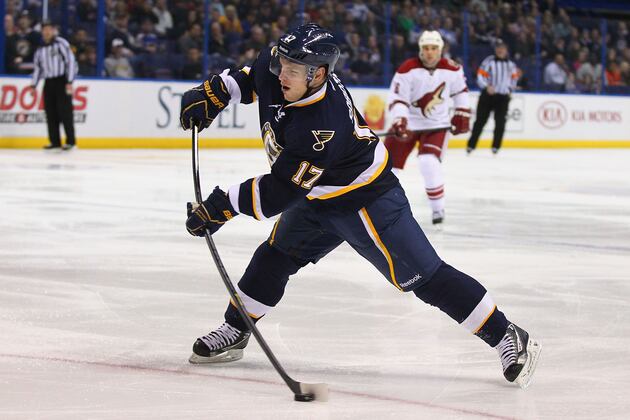 Allen Earns 1st Shutout as Blues Top Coyotes