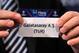NYON, SWITZERLAND - MARCH 15: The name Galatasaray AS is seen during the UEFA Champions League quarter finals draw rehearsal at the UEFA headquarters on March 15, 2013 in Nyon, Switzerland. (Photo by Harold Cunningham/Getty Images)