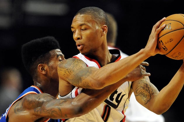 Lillard Leads Blazers' 105-90 Rout of Knicks
