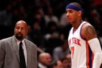 Knicks' Coach Woodson: I'm 'Worried' About Carmelo