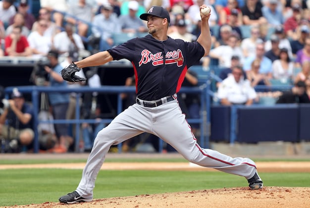 Braves' Minor Sharp Until Four-Run 5th Inning