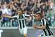 TURIN, ITALY - MARCH 10: Emanuele Giaccherini (R) of FC Juventus celebrates his goal during the Serie A match between FC Juventus and Calcio Catania at Juventus Arena on March 10, 2013 in Turin, Italy. (Photo by Valerio Pennicino/Getty Images)