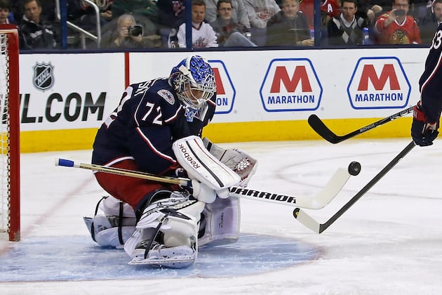 Bobrovsky Leading Blue Jackets on Quite a Run