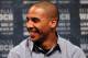 Dec 13; New York, NY, USA; Andre Ward speaks at the final press conference for his bout against Carl Froch (not pictured). Mandatory Credit: Ed Mulholland-USA TODAY Sports