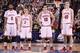 PORTLAND, OR - MARCH 17: (C) Will Sheehey #10 of the Indiana Hoosiers stands with teammates Christian Watford #2, Victor Oladipo #4, Jordan Hulls #1 and Cody Zeller #40 after Sheehey was called for a flagrant foul in the first half against the Virginia Commonwealth Rams during the third round of the 2012 NCAA Men's Basketball Tournament at the Rose Garden Arena on March 17, 2012 in Portland, Oregon. (Photo by Jed Jacobsohn/Getty Images)