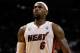 MIAMI, FL - MARCH 12: LeBron James #6 of the Miami Heat prepares to shoot a free throw against the Atlanta Hawks at American Airlines Arena on March 12, 2013 in Miami, Florida. NOTE TO USER: User expressly acknowledges and agrees that, by downloading and or using this photograph, User is consenting to the terms and conditions of the Getty Images License Agreement. (Photo by Chris Trotman/Getty Images)