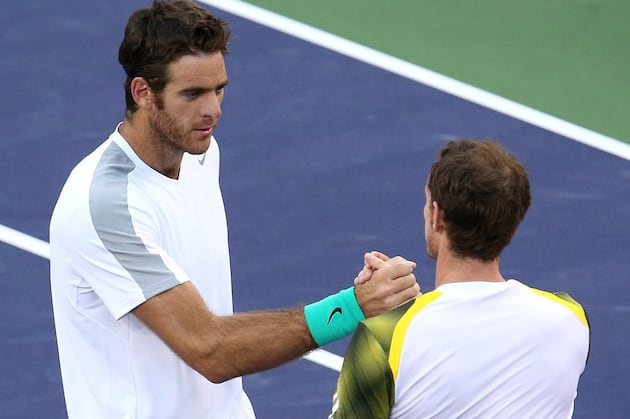 Juan Martin Del Potro Fights Back to Send Andy Murray out of Indian Wells