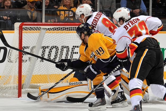 Nashville Predators vs. Calgary Flames - Boxscore - March 15, 2013 - ESPN