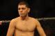 February 4, 2012; Las Vegas, NV, USA; UFC fighter Nick Diaz beofre his fight against Carlos Condit during UFC 143 at the Mandalay Bay Events Center. Carlos Codit defeated Nick Diaz. Mandatory Credit: Kelvin Kuo-USA TODAY Sports