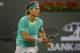 Mar 14, 2013; Indian Wells, CA, USA; Rafael Nadal (ESP) during his quarter final match against Roger Federer (SUI) at the BNP Paribas Open at the Indian Wells Tennis Garden. Nadal won 6-4, 6-2. Mandatory Credit: Jayne Kamin-Oncea-USA TODAY Sports