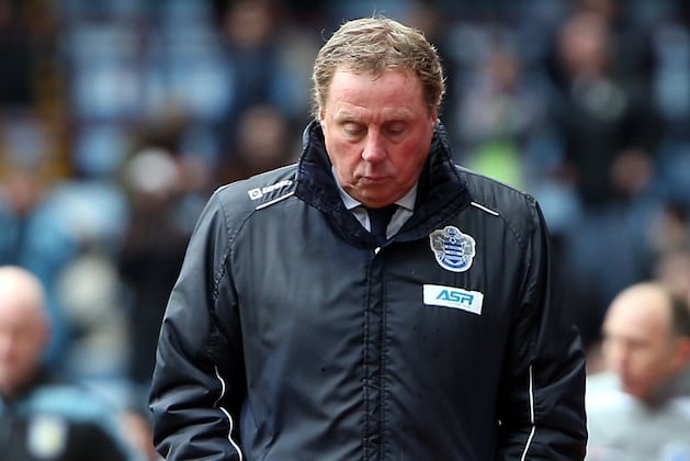 QPR Boss Harry Redknapp Unhappy After Seeing His Side Lose to Aston Villa