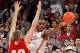 COLUMBUS, OH - JANUARY 29: Deshaun Thomas #1 of the Ohio State Buckeyes passes off the ball as Jared Berggren #40 of the Wisconsin Badgers defends in the first half on January 29, 2013 at Value City Arena in Columbus, Ohio. (Photo by Jamie Sabau/Getty Images)