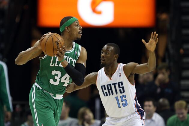 Pierce Has 14 in 3 Quarters, Celtics Beat Bobcats