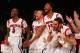 NEW YORK, NY - MARCH 16: Louisville Cardinals players celebrate on the bench against the Syracuse Orange during the final of the Big East Men's Basketball Tournament at Madison Square Garden on March 16, 2013 in New York City. (Photo by Elsa/Getty Images)