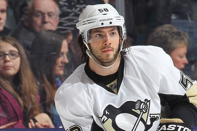 Kris Letang Won't Return Today with Lower-Body Injury