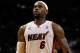 MIAMI, FL - MARCH 12: LeBron James #6 of the Miami Heat prepares to shoot a free throw against the Atlanta Hawks at American Airlines Arena on March 12, 2013 in Miami, Florida. NOTE TO USER: User expressly acknowledges and agrees that, by downloading and or using this photograph, User is consenting to the terms and conditions of the Getty Images License Agreement. (Photo by Chris Trotman/Getty Images)