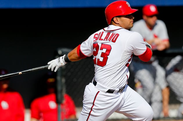 Jhonatan Solano Plays Left Field, Tyler Moore Has a Two-Homer Day
