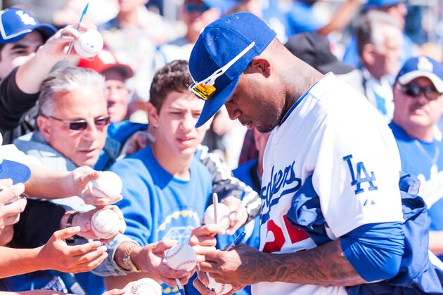 Carl Crawford 0 for 3 in 1st Appearance for Dodgers, 11-1 Win over Brewers