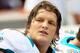MIAMI GARDENS, FL - OCTOBER 14: Jake Long #77 of the Miami Dolphins looks on against the St. Louis Rams at Sun Life Stadium on October 14, 2012 in Miami Gardens, Florida. (Photo by Chris Trotman/Getty Images)
