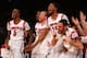 NEW YORK, NY - MARCH 16: Louisville Cardinals players celebrate on the bench against the Syracuse Orange during the final of the Big East Men's Basketball Tournament at Madison Square Garden on March 16, 2013 in New York City. (Photo by Elsa/Getty Images)