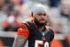 CINCINNATI, OH - NOVEMBER 04: Rey Maualuga #58 of the Cincinnati Bengals stretches before the NFL game against the Denver Broncos at Paul Brown Stadium on November 4, 2012 in Cincinnati, Ohio. (Photo by Andy Lyons/Getty Images)