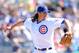 MESA, AZ - MARCH 01: Jeff Samardzija #29 of the Chicago Cubs delivers a pitch against the Arizona Diamondbacks at Hohokam Stadium on March 1, 2013 in Mesa, Arizona. (Photo by Norm Hall/Getty Images)