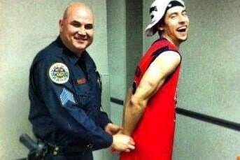 UM's Henderson Pretends to Get Arrested After SEC Tourney