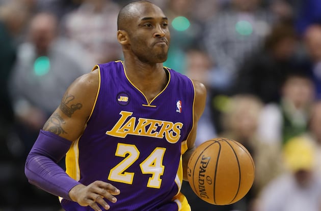 Kobe Bryant Out Monday Night vs. Suns