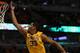 CHICAGO - MARCH 14: Rodney Williams Jr. #33 of the Minnesota Golden Gophers shoots past Nnanna Egwu #32 of the Illinois Fighting Illini during a first round game of the Big Ten Basketball Tournament at the United Center on March 14, 2013 in Chicago, Illinois. Illinois defeated Minnesota 51-49. (Photo by Jonathan Daniel/Getty Images)
