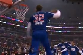 Blake Griffin Throws Down Between-the-Legs Windmill Slam