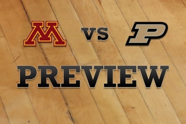 Minnesota vs. Purdue: Full Game Preview