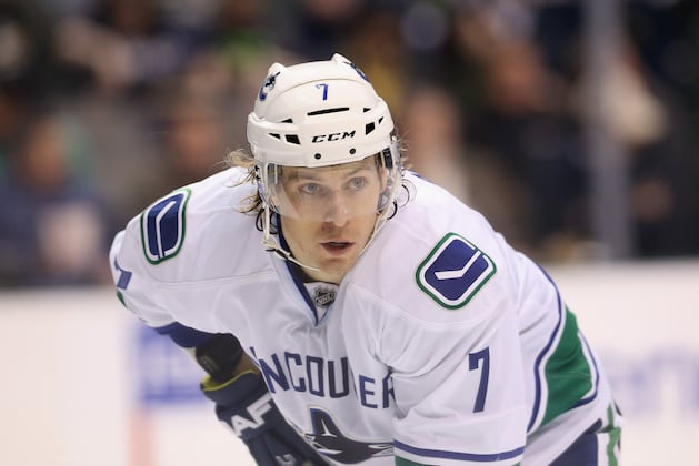 David Booth out Indefinitely with Ankle Sprain