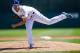 GLENDALE, AZ - FEBRUARY 23: Clayton Kershaw #22 of the Los Angeles Dodgers pitches during a spring training game against the Chicago White Sox at Camelback Ranch on February 23, 2013 in Glendale, Arizona. (Photo by Rob Tringali/Getty Images)