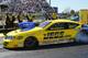 Jeg Coughlin Jr. does a burnout before his run at Gainesville. Credit: Gary Larsen