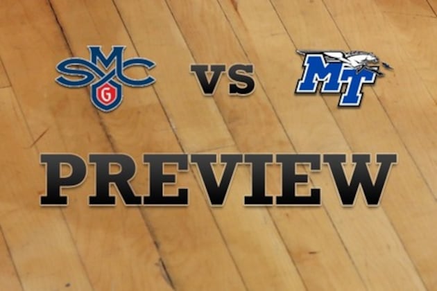 Saint Mary's vs. Middle Tenn State: Full Game Preview