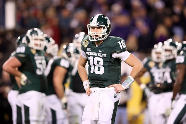 Michigan State Coach Mark Dantonio Sets Rules for Spartan Quarterback Derby
