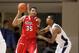March 03, 2012; Houston, TX, USA; Houston Cougars forward TaShawn Thomas (35) looks to pass the ball in the first half against the Rice Owls at Tudor Fieldhouse. Mandatory Credit: Troy Taormina-USA TODAY Sports