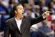 NASHVILLE, TN - MARCH 15: Head coach John Calipari of the Kentucky Wildcats gestures from the sidelines in the second half against the Vanderbilt Commodores during the Quarterfinals of the SEC basketball tournament at Bridgestone Arena on March 15, 2013 in Nashville, Tennessee. (Photo by Andy Lyons/Getty Images)
